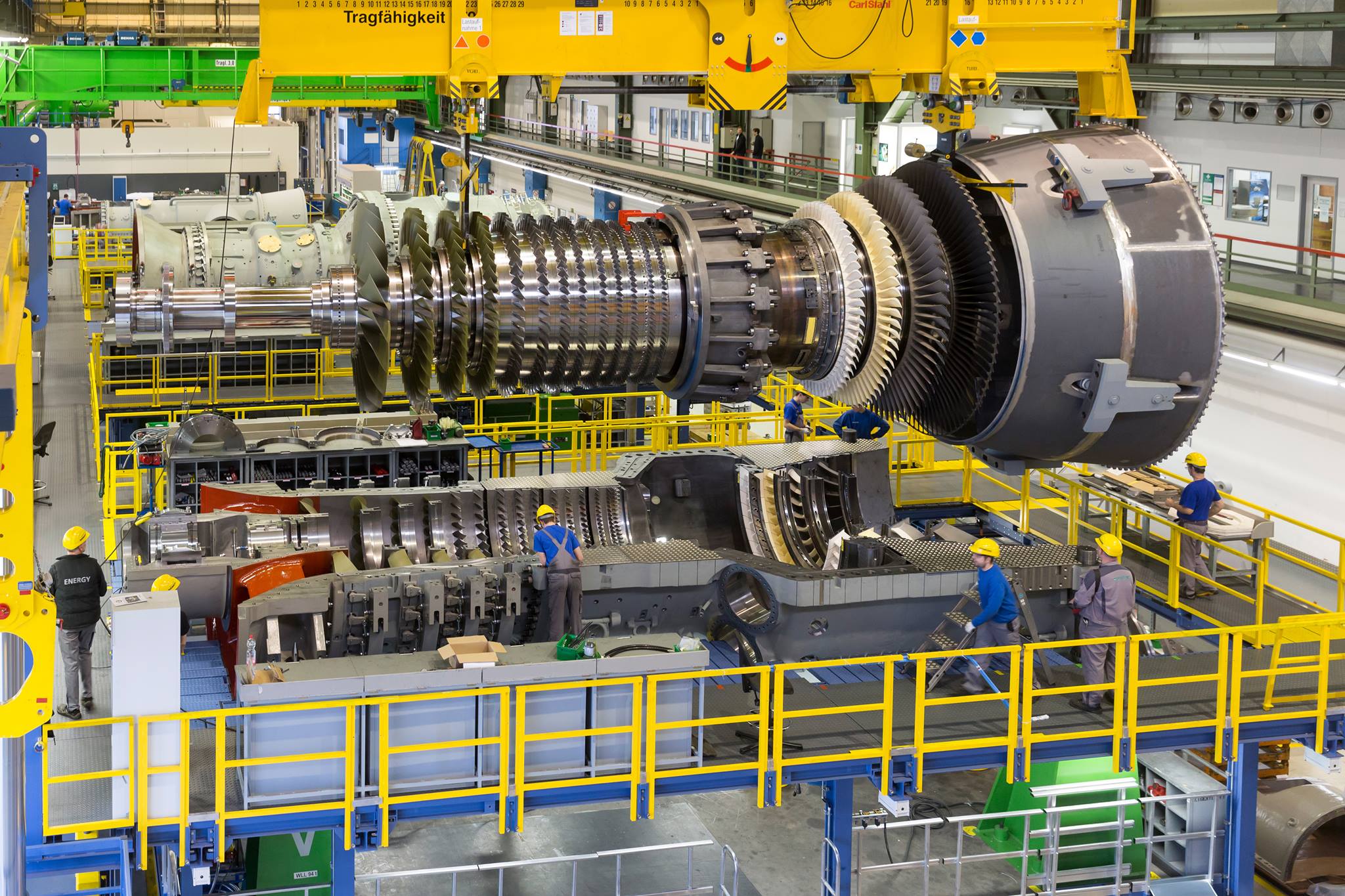 A large gas turbine